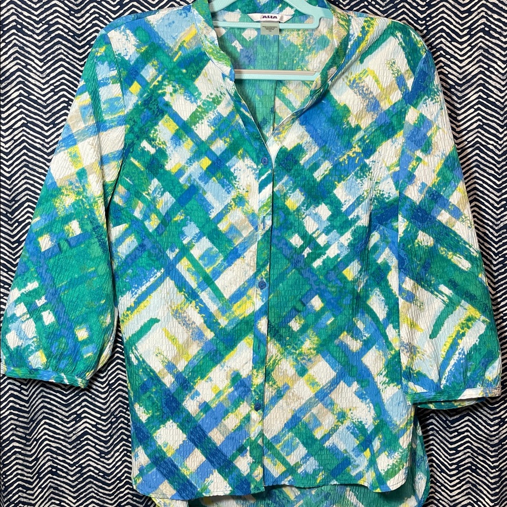 Alia Multicolor Textured Blouse